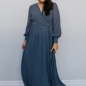 Baltic born State blue long sleeve dress